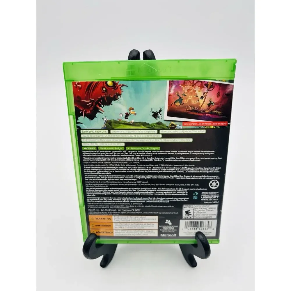 Rayman Origins - XBOXONE/XBOX360 - Tested Works VG Condition Complete